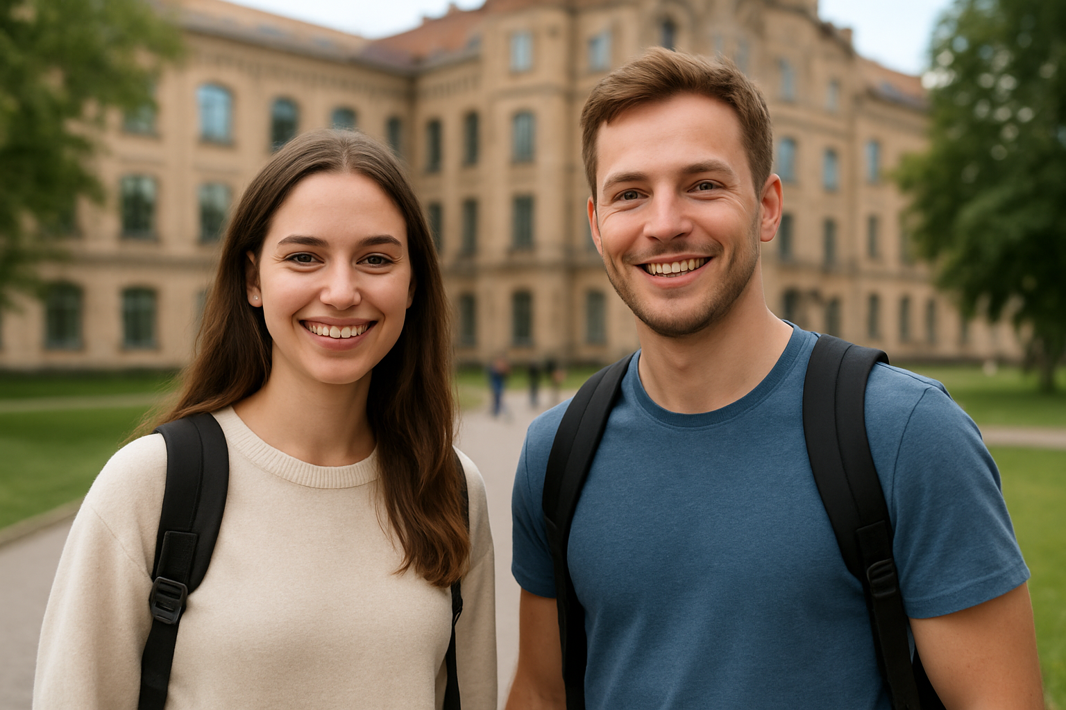 Studierende bei der Arbeit